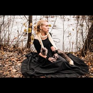 Dramatic Black Estate Dress